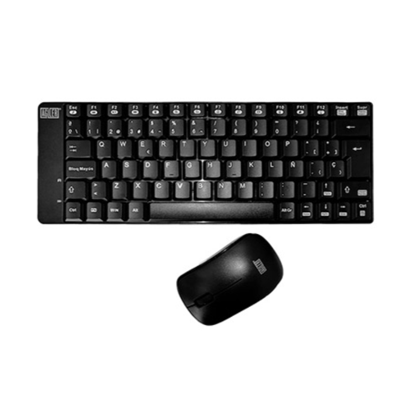Teclado y Mouse Inalámbrico Agiler AGI-9895 Negro Español
