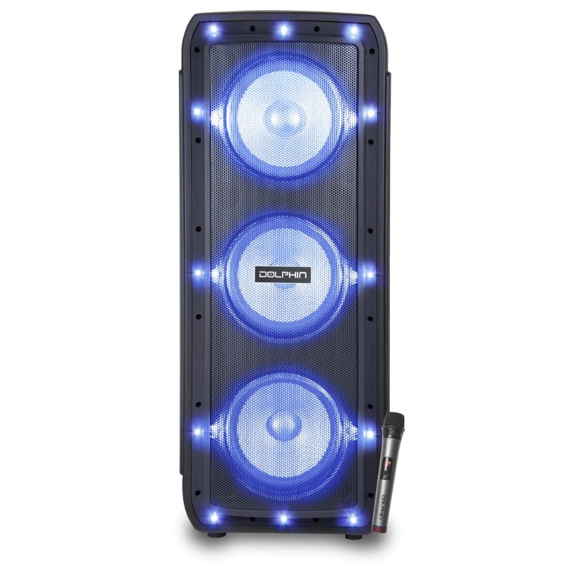 Bocina Bluetooth Dolphin SP-310RBT Triple 10" 100W Negro