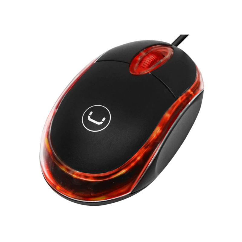 Mouse Alámbrico Unno Tekno Trans 800DPI Negro