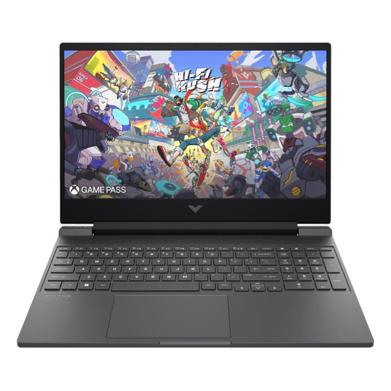 Laptop HP Victus 16-S1023DX 16.1" AMD Ryzen 7 8845HS 16GB RAM 512GB SSD RTX 4070 8GB W11 Home Negro Teclado Inglés
