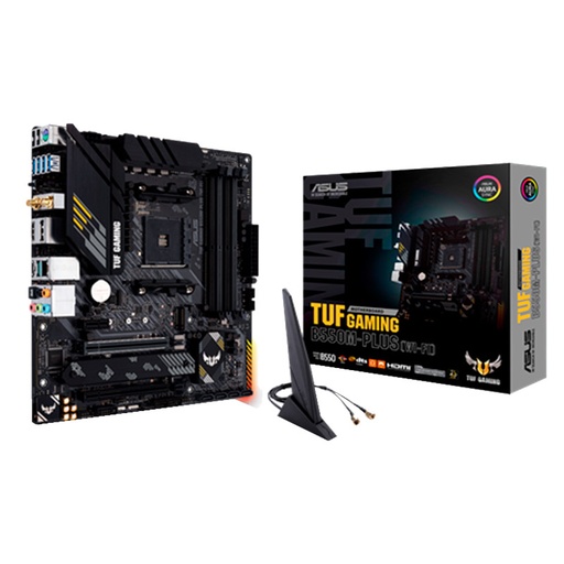 [TUF GAMING B550M-PLUS (WI-FI)] Motherboard ASUS TUF B550M-PLUS WI-FI Socket AM4 4xDDR4 Micro-ATX