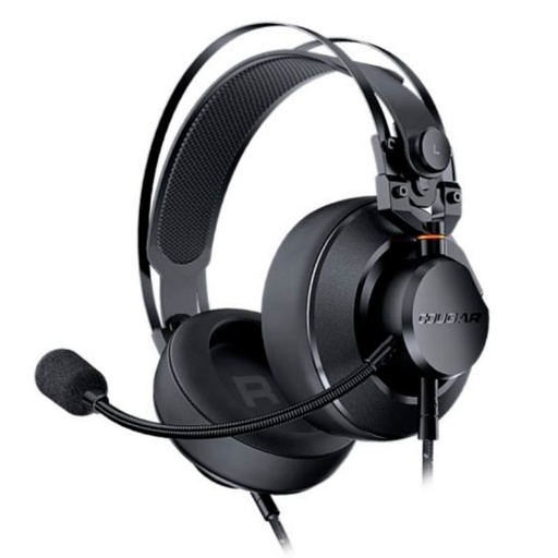 [3H550P53B.0001] Audífonos tipo Headset Cougar VM410 Classic 3.5mm con Micrófono Negro