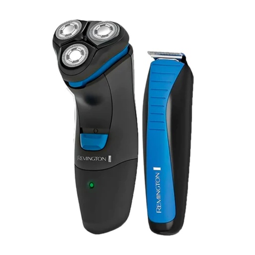 [PR1335-MB06A] Combo Remington Rasuradora + Cortadora personal Negro/Azul