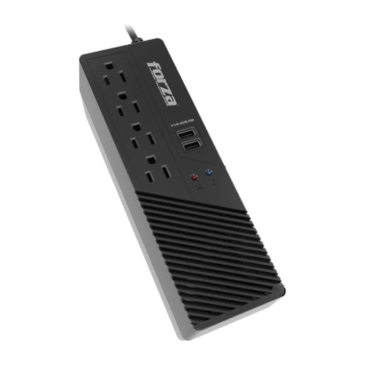 [FVR-1011USB] Regulador de Voltaje Forza 1000VA 500W FVR-1011USB 4 Salidas