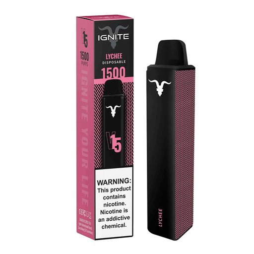 [810025996109] Vape Electronico Ignite V15 1500 Puffs Nic 5g Lychee