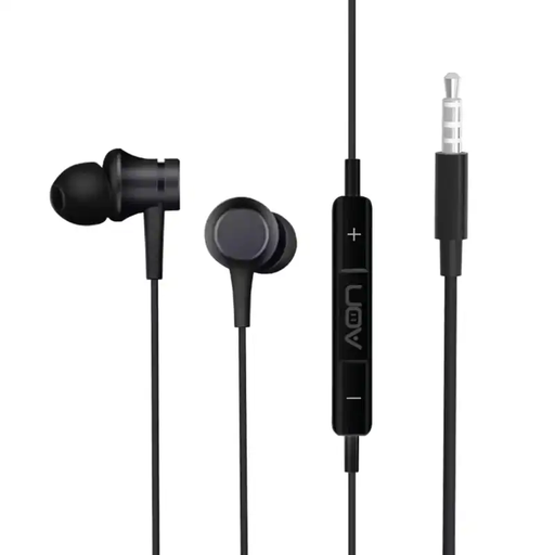 [AO-EP-1001] Audífonos In-ear AON Boom Buds 3.5mm Negro