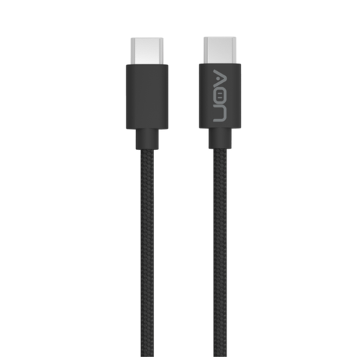 [AO-CB-5016] Cable USB-C a USB-C AON AO-CB-5016 2 Metros Negro 5Gbps 65W