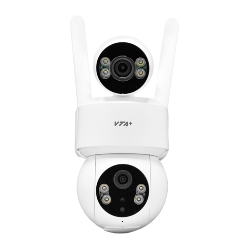 [VTA-84724] Cámara de Seguridad VTA+ Ratio II Smart Home Wi-Fi para Exteriores Doble Lente 4MP