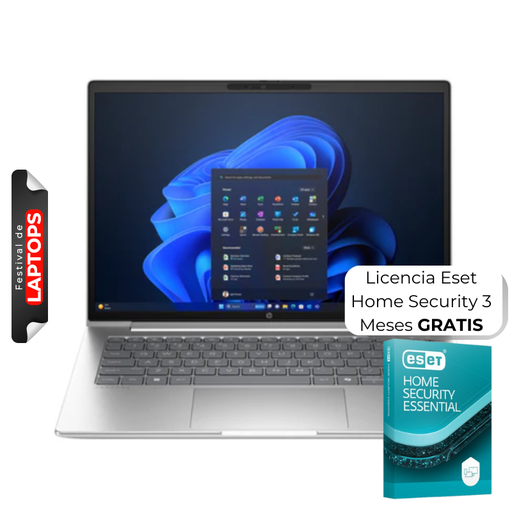 [A24Z9LA#ABM] Laptop HP ProBook 460 G11 16" Ultra Core 7 155U 16GB RAM 512GB SSD Gris Claro W11 Pro Teclado Español