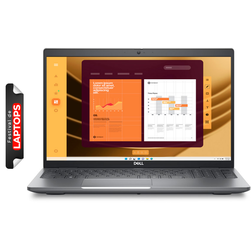 [DRJ78] Laptop Dell Latitude 5550 15.6" Ultra Core 7 155U 16GB RAM 512GB SSD Gris Oscuro W11 Pro Teclado Español