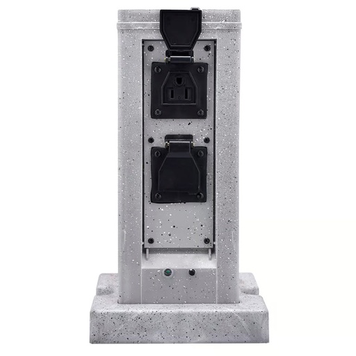 [VTA-84764] Tomacorriente Inteligente Tipo Roca VTA+ 2 Tomas Smart Home Wi-Fi para Exteriores