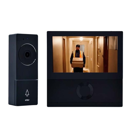 [VTA-84790] Video Portero Inteligente VTA+1080P con Pantalla Touch 7" y Timbre Smart Home Wi-Fi