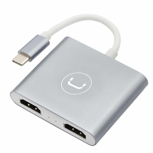 [HB1103SV] Adaptador Unno Tekno USB-C a HDMI HB1103SV Plateado