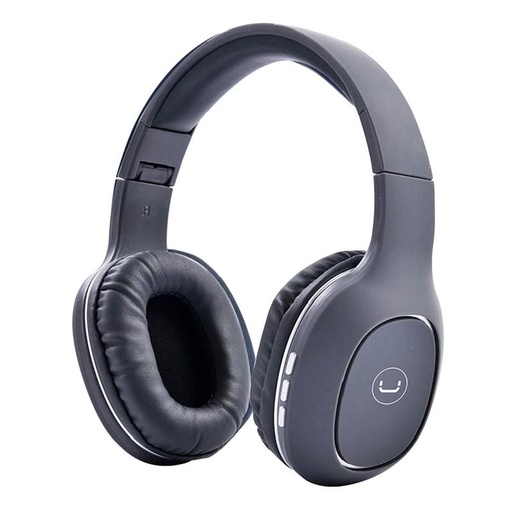 [HS7408GY] Audífonos Tipo Headset Unno Tekno Bluetooth 3.5mm HS7408GY Ovala 5.0con Micrófono Gris