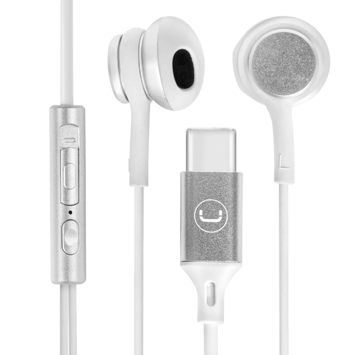 [HS7005WT] Audífonos In-Ear Unno Tekno HS7005WT USB-C Ultra Blanco