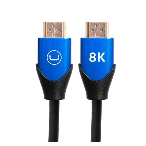 [CB4232BK] Cable HDMI 2.1 8K Unno Tekno CB4232BK 3 Metros Macho-Macho Negro