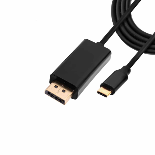 [CB4059BK] Cable USB-C a Displayport Unno Tekno CB4059BK 1.5 Metros Negro