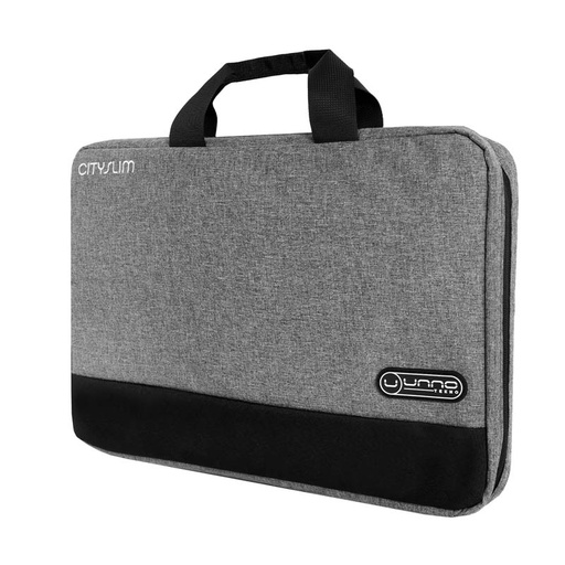 [BG2712GY] Maletín para Notebook Unno Tekno CitySlim 15.6" Gris/Negro