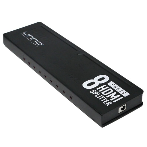 [HB1206BK] Splitter Unno Tekno HB1206BK 8 Puertos HDMI 4K