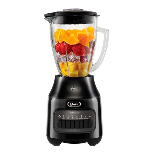 [BLSTPEG-BPB-013] Licuadora Oster BLSTPEG-BPB 6 Velocidades Jarra de Vidrio 1.5 Lt Negro 800 W