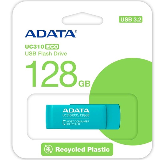 [UC310E-128G-RGN] Memoria USB ADATA 128GB UC310 ECO 3.2 Celeste