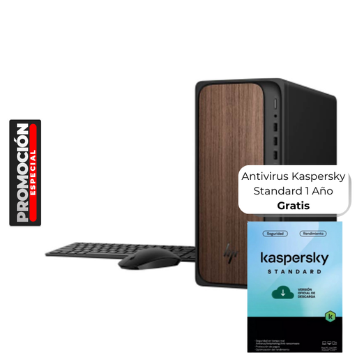 [B5UH3AA] Computadora HP OmniDesk Intel Core Ultra 7 265 16GB RAM 1TB SSD W11 Home Teclado Inglés