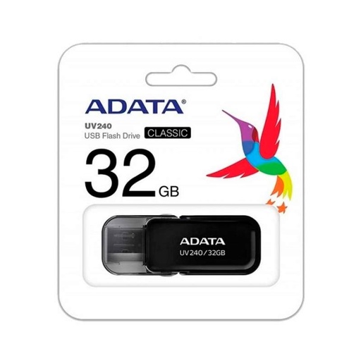 [AUV240-32G-RBK] Memoria USB ADATA 32GB AUV240-32G-RBK 2.0 Negro