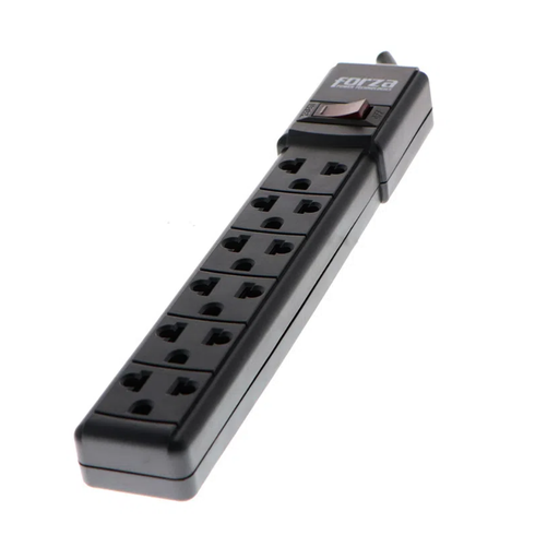 [PS-001B] Regleta Forza Negra 6 Tomas